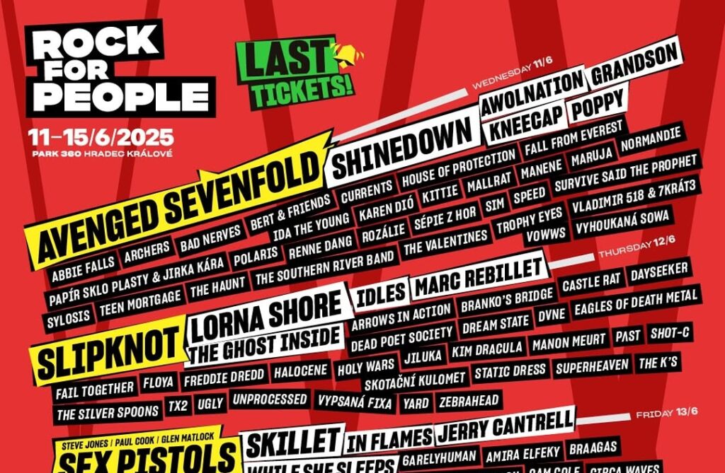 Rock for People doplňuje do line-upu české a slovenské kapely